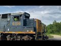 Csx L134 with a friendly engineer at jones crossing 6/08/22