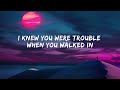 Taylor Swift - I Knew You Were Trouble (Lyrics)