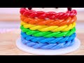 Strawberry Chocolate KITKAT Cake 🍫🍓 Amazing Miniature Kitkat Cake Decorating | Cutie Little Cakes