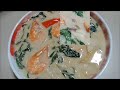 GINATAANG LABONG WITH SHRIMP (BAMBOO SHOOTS WITH SHRIMP AND COCONUT MILK)