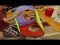 Pop Up Play Tent with Tunnel, Ball Pit Folding Assembly Setup Installation and Review