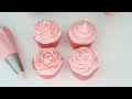 Cupcake Piping Techniques Tutorial