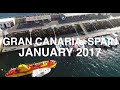 holidays In Gran Canaria, January 2017 weather [drone]