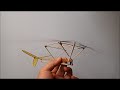 古～い羽ばたき飛行機を作ってみました Ornithopter kit around 1940