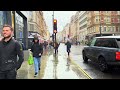 ▶️ 5 Hours of London Rain ☔️ London Rain Walk Compilation | Best Collection [4K HDR]