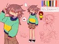 ref sheet / Deltarune speedpaint