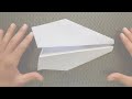 How to make a PAPER AIRPLANE (that flies far)