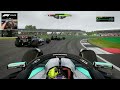 Lewis Hamilton's Mercedes AMG W15 - F1 24 100 % Race Silverstone GP | Steering Wheel Gameplay