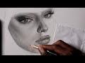 HOW TO SHADE A PORTRAIT WITH PENCIL | SHADE A FACE WITH GRAPHITE