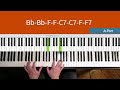 Blueberry Hill,  Grooving Piano Tutorial, Fats Domino's 1950's hit