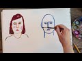HOW TO DRAW THE HEAD AND FACE - SIMPLIFIED