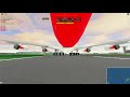 Playing roblox flight line