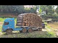 TERJADI INSIDEN Dump Truk TRAILER Hino 500 LAKA LANTAS Truk Tronton Hino 500 OFROAD Rc Handmade