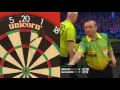 Michael van Gerwen kills the wasp at the Players Championship Finals