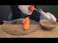 ASMR Strawberries with chocolate. Eating Sounds NoTalking