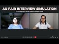 AU PAIR ENTREVISTA CON AGENCIA | SIMULACRO EN INGLÉS