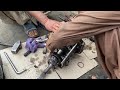 The mechanic repaired the broken teeth of the gear countershaft and made it usable