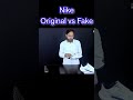 Nike original vs fake| Nike original vs first copy shoes #shoes #shorts #shortsvideo #viral