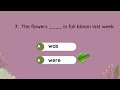 Use Of Was And Were || English Grammar Quiz || English Grammar Test|| English Grammar For Beginners