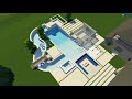 Cope - Modern Pool and Spa with a Fire Pit, Lazy River and a Swim Up Bar.