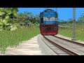 WDM3D DIESEL ENGINE COUPLING MAHAMANA EX COACHES TO ICF BLUE COACHES | trainz simulator