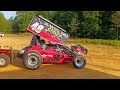 USCS Sprint Cars at Lexington 104 Speedway, Pit Walk.