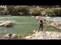 Exciting documentary: professional fishing by the river 2023 nomadic life style
