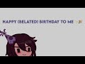 (BELATED) Birthday Video ✨💙🎉 :D