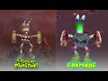 ALL Wubbox My Singing Monsters vs ALL version Wubbox Redesign Comparisons ~ MSM