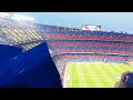The classic FC Barcelona vs Real madrid 2016（Himno del camp nou）