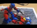 rise of the beasts:optimus prime vs transit(stop motion)