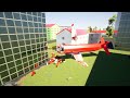 Lego Airplane Falls Off Building | Brick Rigs