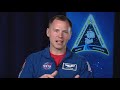 NASA Administrator Bridenstine Talks With Astronaut Nick Hague