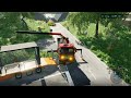 🚧 Transporting & Lifting Bus Stops Using Man TGS 2023 Crane Truck ⭐ FS22 City Public Works Timelapse