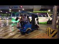 When typhoon Hits|Flooding everywhere|MANILA PHILIPPINES [4k] Walk tour