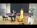 Fanny Lora and Dave McLellan perform LasMorillas by Federico Garcia Lorca