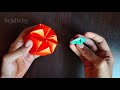 Halloween Origami Pumpkin |  DIY Paper Pumpkin  | How to Make Origami Pumpkin | Halloween Crafts