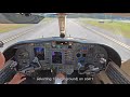 CITATIONJ JET CJ1 - IFR FLIGHT and CROSSWIND LANDING!