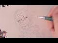 Sketching ASMR OBSYDIA |Real time + No Talking