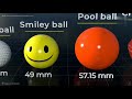 BALL SIZE AND WEIGHT COMPARISON | BALL SIZE | BALL WEIGHT | ms free vlogs | msep17