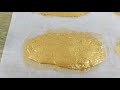HOW TO MAKE EDIBLE GOLD PAINT WITHOUT ALCOHOL │ LUSTRE DUST GOLD PAINT FOR BUTTERCREAM │ CAKES BY MK