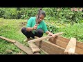 Lý thị cả: Make a generator for lighting and clear grass to build a new house