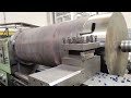 Giant Project on the Lathe: 820 mm Diameter and 2200 mm Length Rod#viralvideo#machine#youtube#torna