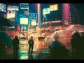 Rainy nights (Vaporwave - future funk - electronic mix)
