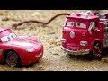 Rescue construction vehicles and build bridge with crane truck excavator | Toy car story | BIBO TOYS