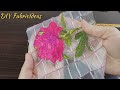 New Style of Making Fabric Flower Applique work_sleeves Looks perfect_lawn/Cotton Applique New Style