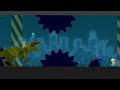 Survival Stickman Race - Dinosaur Escape - Algodoo