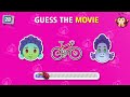 Guess The MOVIE By Emoji | 🎬🍿Inside out 2 ,Kung Fu Panda ,Moana and Encanto | Movie Quiz