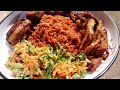 Macaroni Jollof Rice | Smoky Ghana Jollof | Making Jollof With All-purpose Tomatoes Stew