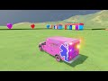 TRANSPORTING COLOR POLICE CARS, AMBULANCE, VOLKSWAGEN, MERCEDES, DACIA, AUDI, FORD, CHEVROLET - FS22